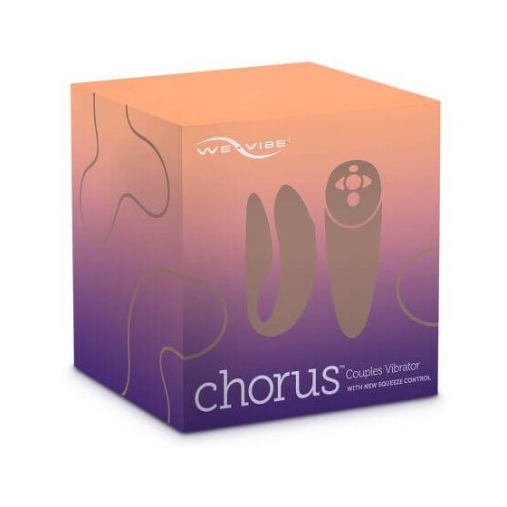We-Vibe Chorus - įkraunamas, išmanus vibratoriaus poroms (violetinė)