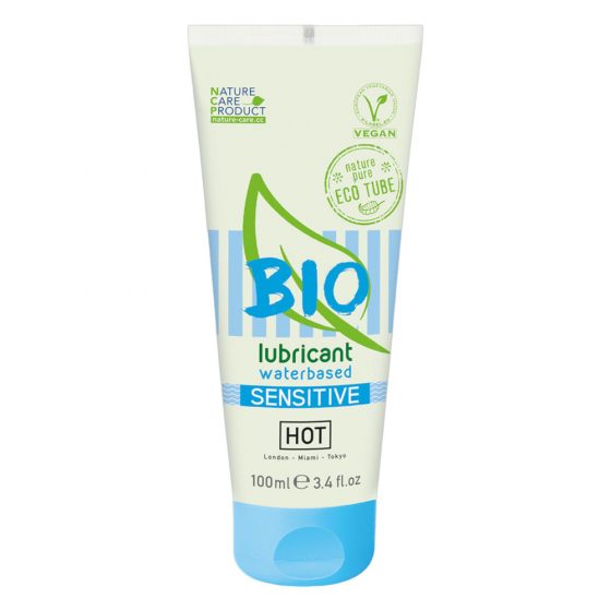 HOT Bio Sensitive - veganiškas vandens pagrindo lubrikantas (100ml)