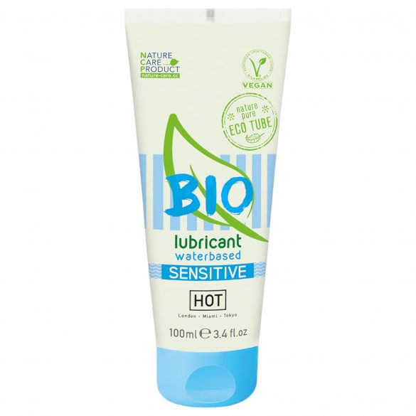 HOT Bio Sensitive - veganiškas vandens pagrindo lubrikantas (100 ml)