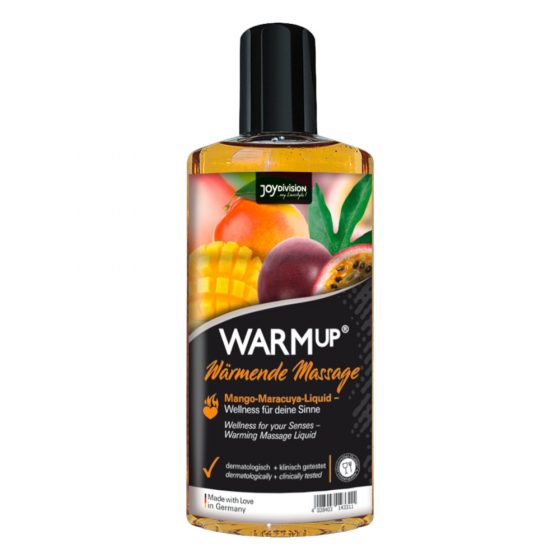JoyDivision WARMup - šildantis masažo aliejus - mango-marakuja (150ml)