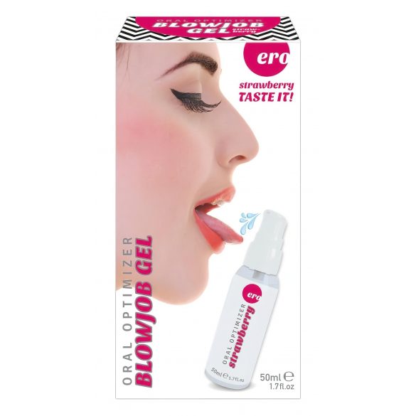 Blowjob Gel - oralinis lubrikantas gelis - braškių (50ml) 