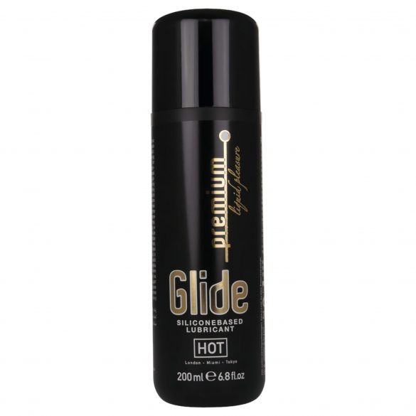 HOT Premium Glide - silikoninis lubrikantas (200ml) 