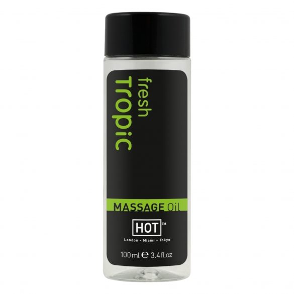 HOT masažo aliejus - švieži tropikai (100 ml) 