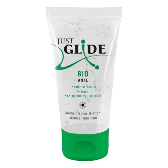 Just Glide Bio ANAL - vandens pagrindu veganiškas lubrikantas (50ml)