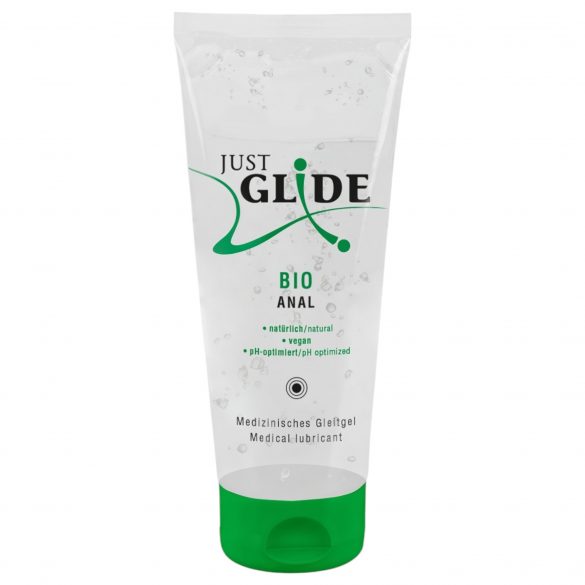 Just Glide Bio ANAL - veganiškas vandens pagrindo lubrikantas (200ml) 