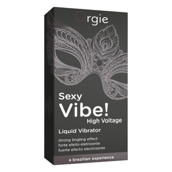 Orgie Sexy Vibe High Voltage - unisex skystoji vibruojanti gelė (15ml)