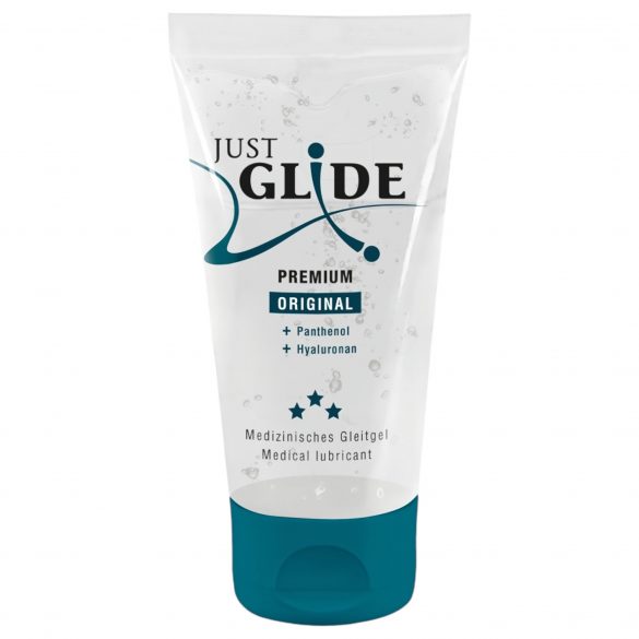 Just Glide Premium Original - veganiškas, vandens pagrindu pagamintas lubrikantas (50ml) 