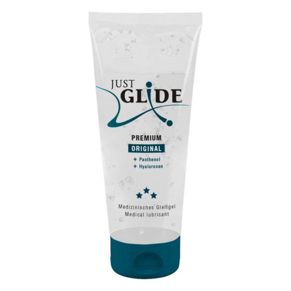 Just Glide Premium Original - veganiškas, vandens pagrindu lubrikantas (200ml) 