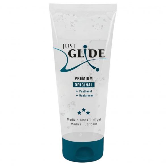 Just Glide Premium Original - veganiškas, vandens pagrindu lubrikantas (200ml) 