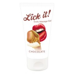   Lick it! - 2in1 valgomas lubrikantas - baltasis šokoladas (50ml)