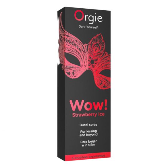 Orgie Wow Braškių Ledas - gaivinantis oralinis purškiklis (10ml) 