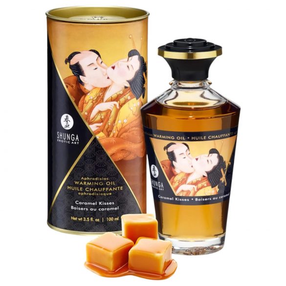 Shunga - Warming Massage Oil - Caramel (100ml) 