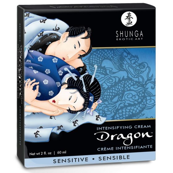 Shunga Dragon Sensitive - intymus gelis vyrams (60ml)