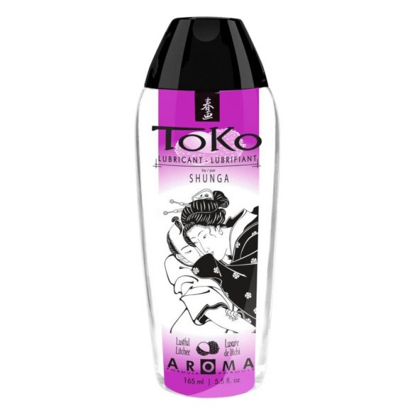 Shunga Toko - vandens pagrindo lubrikantas lichi skoniu (165 ml) 