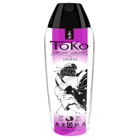 Shunga Toko - vandens pagrindo lubrikantas lichi skoniu (165 ml) 