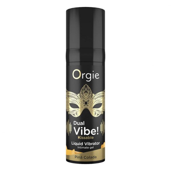 Orgie Dual Vibe! - skystas vibratorius - Pinã Colada (15 ml) 