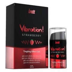 Intt Vibration! - skystas vibratorius - braškė (15ml)