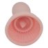 Lonely - įkraunamas, vandeniui atsparus čiulpiantis-lyžčiantis krūtų vibratorius (rožinis)