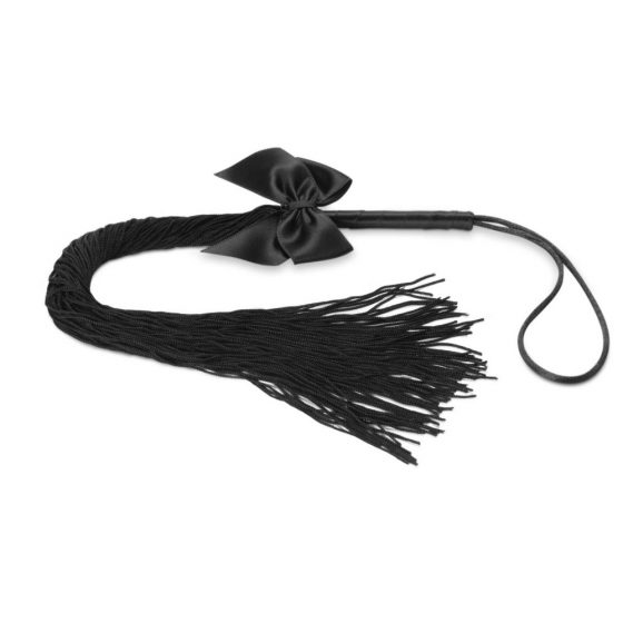 bijoux indiscrets - juostelėmis papuoštas botagėlis (juodas)