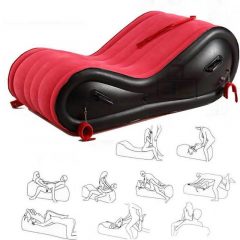   Magic Pillow - Pripučiama sekso lova su antrankiais - didelė (raudona)