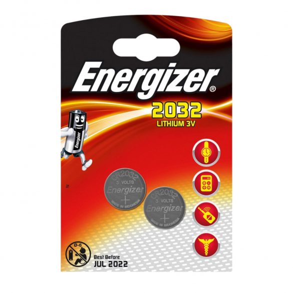 Energizer CR2032 ličio mygtukinė baterija (2 vnt.) 