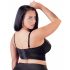 Cottelli Plus Size - petnešėlėmis ir nėriniais puošta liemenėlė (juoda)  - 95D