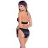 Cottelli - juodos spalvos bikini stiliaus liemenėlės komplektas