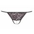 NO:XQSE - Lace Chain Thong (Black) 