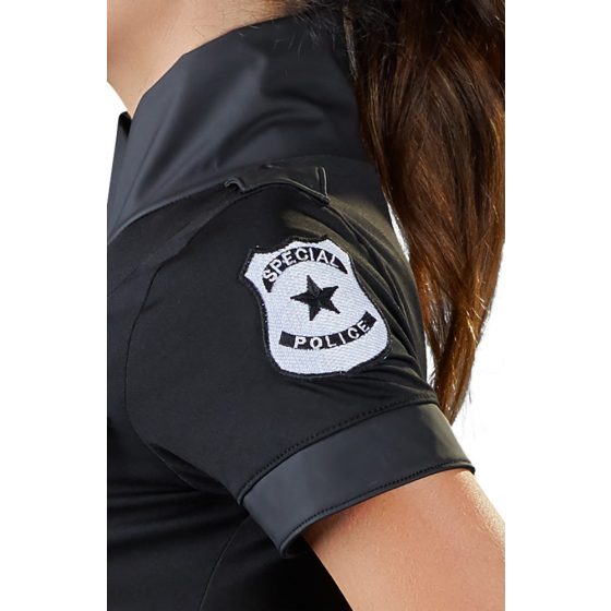 Cottelli Police - policininkės kostiumas (juodas) - L