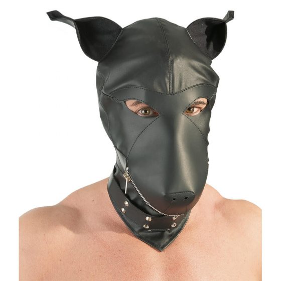 Šuns kaukė - juoda (S-L)