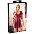 / Cottelli Plus Size - A formos mini suknelė (bordo) - XL