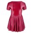 / Cottelli Plus Size - A formos mini suknelė (bordo) - XL