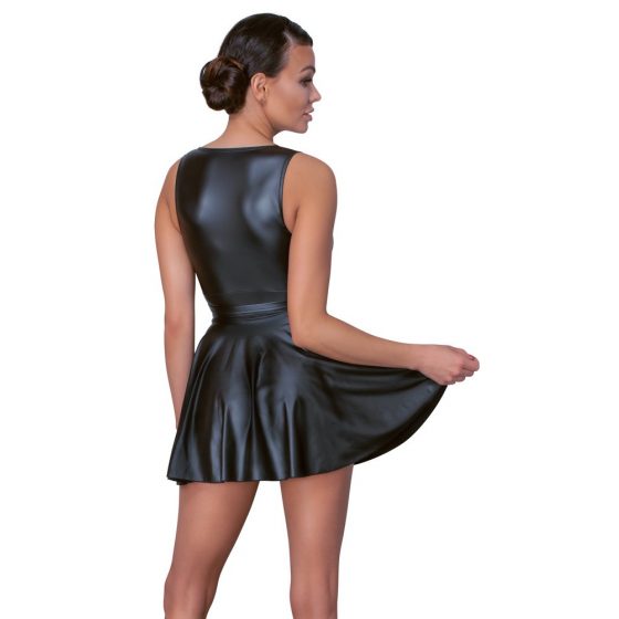Cottelli - klostuota suknelė su diržu (juoda)