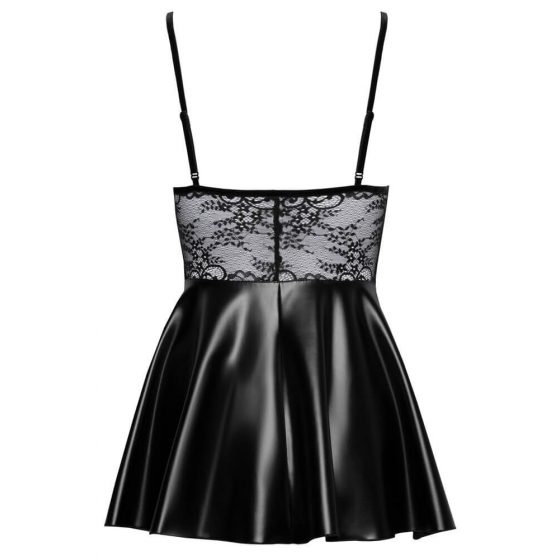 Noir - blizganti nėrinių suknelė (juoda) - M