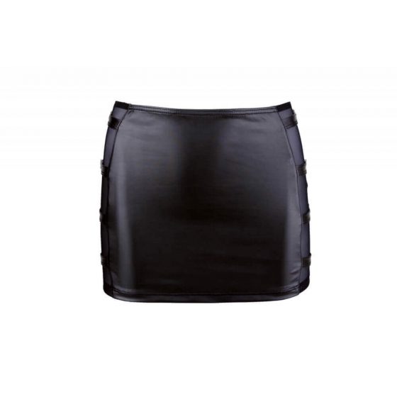 Cottelli - blizgantis dirželiais mini sijonas (juodas) - M
