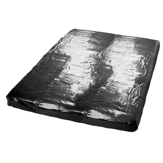 Lakuota paklodė - juoda (200 x 230 cm)
