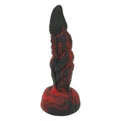 OgazR Pragaras Dildis - su siurbtuku, juoda-raudona, 20 cm