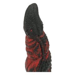 OgazR Pragaras Dildis - su siurbtuku, juoda-raudona, 20 cm