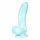 OgazR Jūros Gyvatė - siurbtuku padengta grublėtas dildo - 17 cm (mėlyna-balta) 