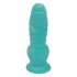 OgazR Jūros Gyvatė - siurbtuku padengta grublėtas dildo - 17 cm (mėlyna-balta) 