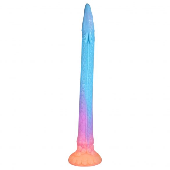 OgazR XXL Eel - fluorescencinė analinė dildo - 47 cm (rožinė) 