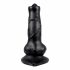 Animalinis draugužis - šuns varpos dildo - 12cm (juoda) 