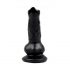 Animalinis draugužis - šuns varpos dildo - 12cm (juoda) 