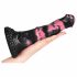 Blogas Arklys - silikoninis arkliškas dildo - 18cm (ruda-pink) 