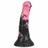 Blogas Arklys - silikoninis arkliškas dildo - 18cm (ruda-pink) 