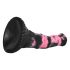 Blogas Arklys - silikoninis arkliškas dildo - 18cm (ruda-pink) 