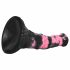 Blogas Arklys - silikoninis arkliškas dildo - 18cm (ruda-pink) 