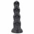 Toppedmonster - kaukolės dildo - 22 cm (juoda) 