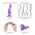 Strap-on-me Banguotas M - su pagrindu dildo (violetinis) 