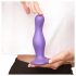 Strap-on-me Banguotas L - violetinis dildo su pagrindu 